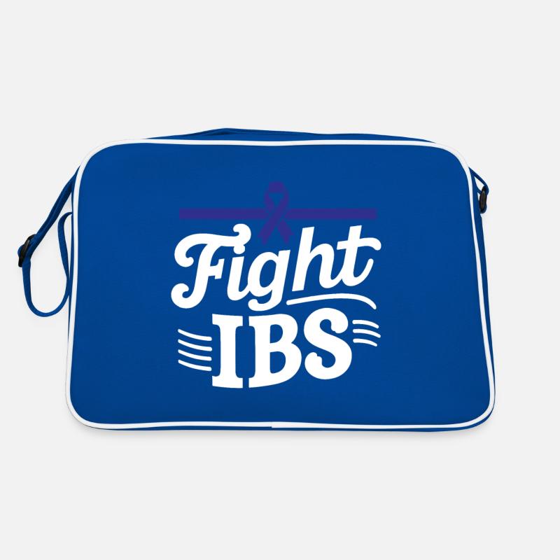 Bekämpfen Sie IBS Reizdarmsyndrom Bewusstseinssuppo Retro Tasche