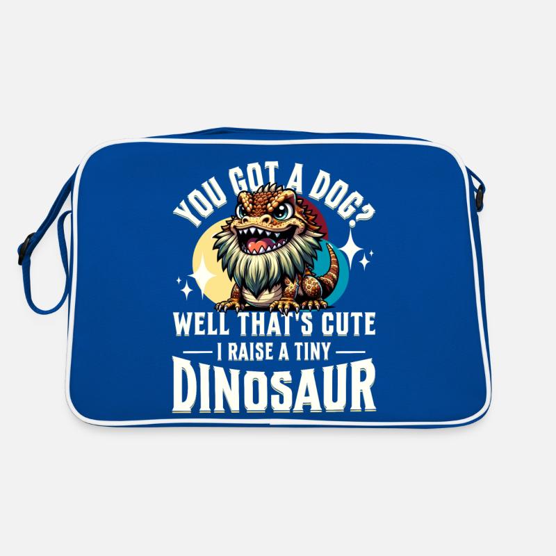 Bartagame Bartagamen Bearded Dragon Retro Tasche