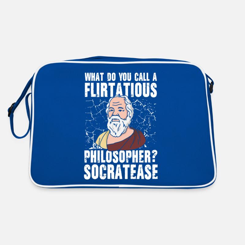 Flirtatious Philosopher Socratease Retro Tasche