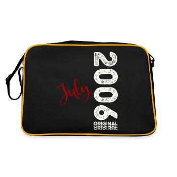 18ème anniversaire Légendaire Juillet 2006 Millésime 2006 - Sac Retro - noir/or - Dos