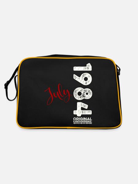 40ème Anniversaire Légendaire Juillet 1984 Millésime 1984 - Sac Retro - noir/or - Dos