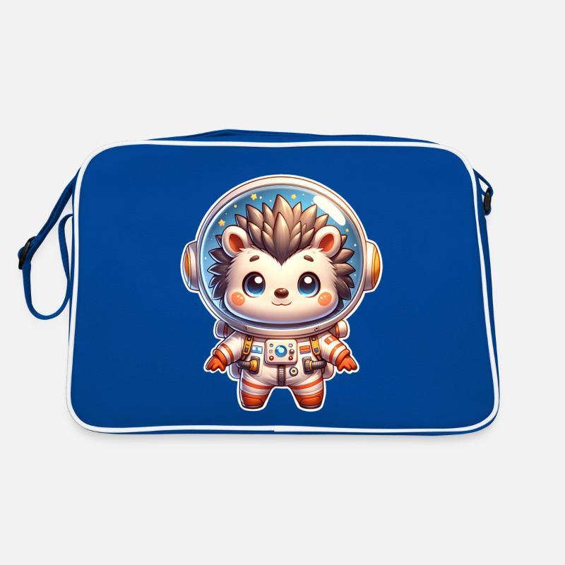 Igel Astronaut Retro Tasche
