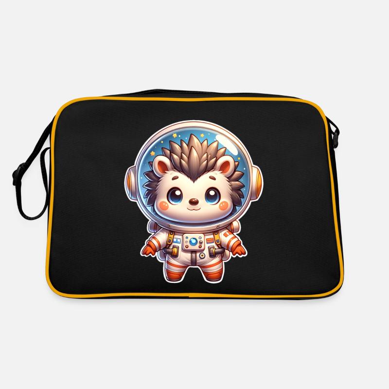 Hérisson Astronaute Sac Retro