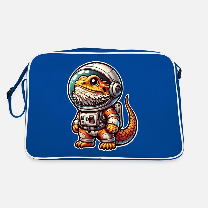 Astronaute dragon barbu Sac Retro