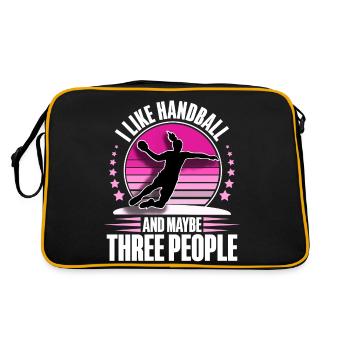 Handball handball joueur de handball - Sac Retro - noir/or - Dos