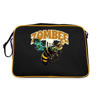Abeille zombie Zombee - Sac Retro - noir/or - Dos