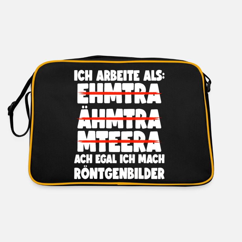 Medizinisch-Technischer Radiologie Assistent MTRA Retro Tasche
