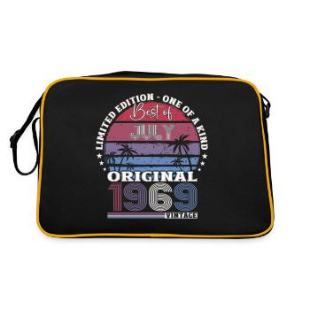 Original 1969 Vintage 1969 Birthday 1969 - Retro Bag - black/gold - Back