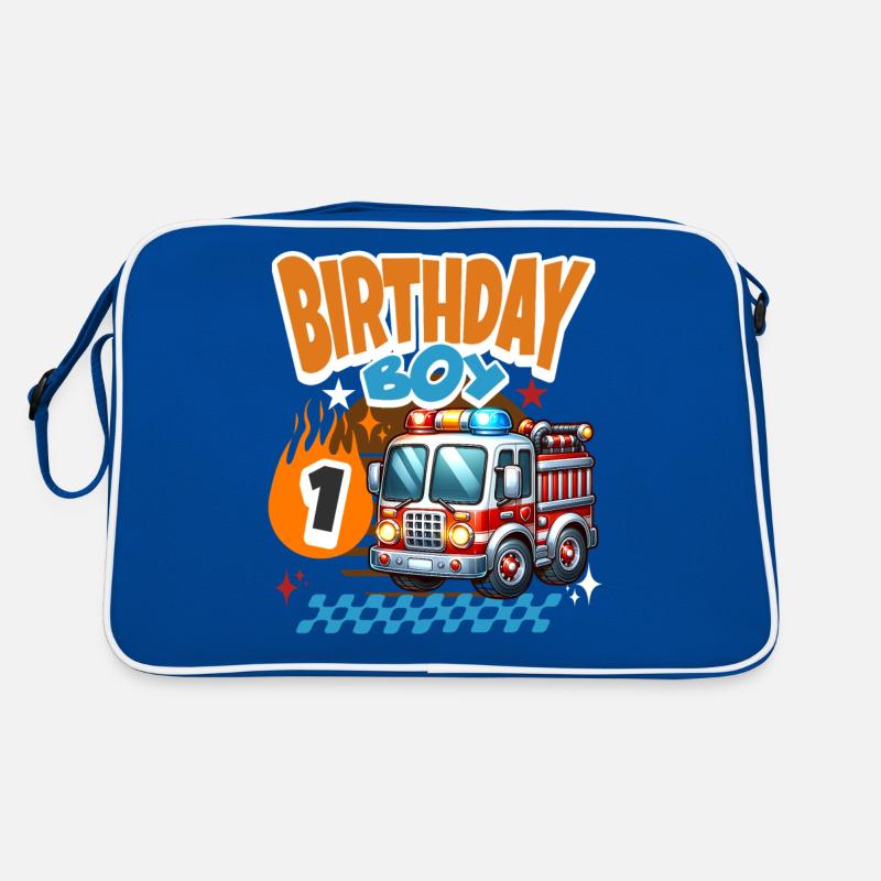 1st Birthday Fire Brigade Retro Bag