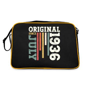 88th Birthday Original July 1936 Born 1936 - Retro Bag - black/gold - Back