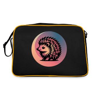 Hérisson - Sac Retro - noir/or - Dos