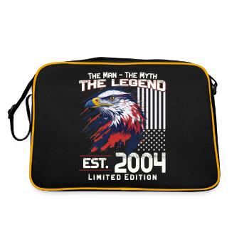 20ème Anniversaire Année 2004 Millésime 2004 Légende - Sac Retro - noir/or - Dos