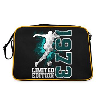 1973 Born Football Limited Edition Birthday - Retro Bag - black/gold - Back