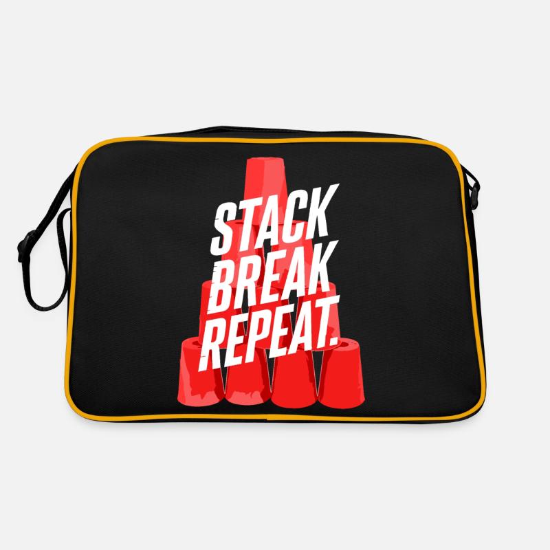 Stack Break Repeat Stacking Cups Speed Stacker Retro Tasche