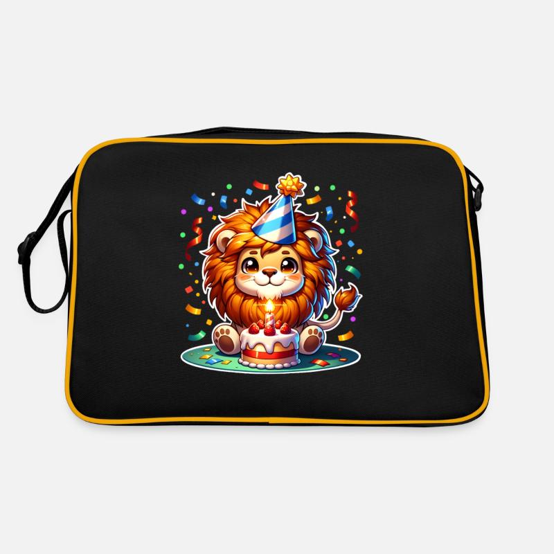 Leo Birthday Confetti Retro Bag