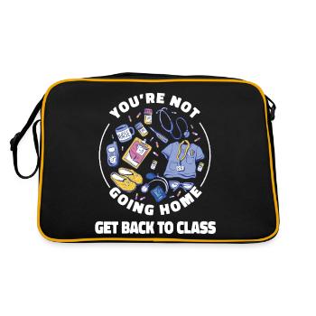 Infirmière scolaire à laquelle vous n’allez pas retourner à la maison - Sac Retro - noir/or - Dos