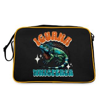 Iguane - Sac Retro - noir/or - Dos