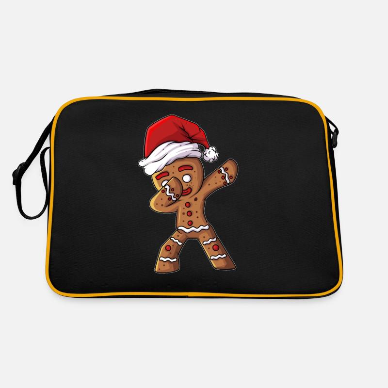 Biscuit au pain d’épice de Noël Cookie Dab Dabbing Sac Retro