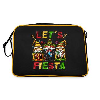 Let’s Fiesta Mexico Holiday Music Band Chemise de vacances - Sac Retro - noir/or - Dos