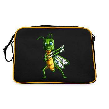 Barbecue Dabbing Nature Chemise Enfants Leçon de Danse - Sac Retro - noir/or - Dos