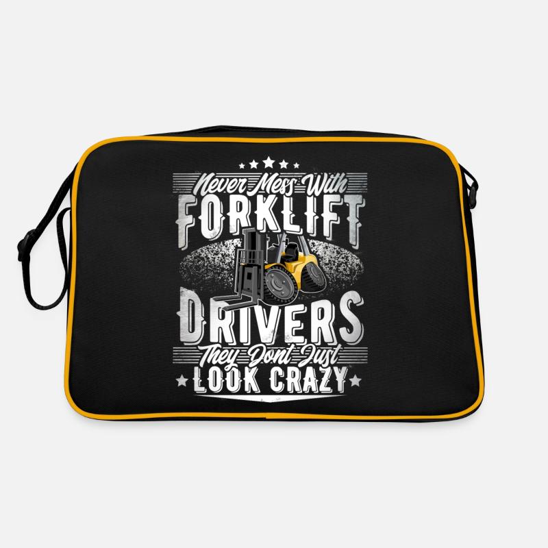 Staplerfahrer Retro Tasche