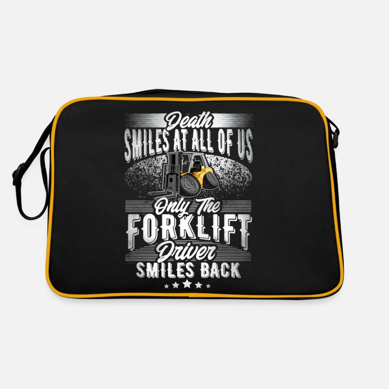 Staplerfahrer Retro Tasche