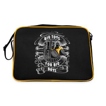Forklift driver - Retro Bag - black/gold - Back