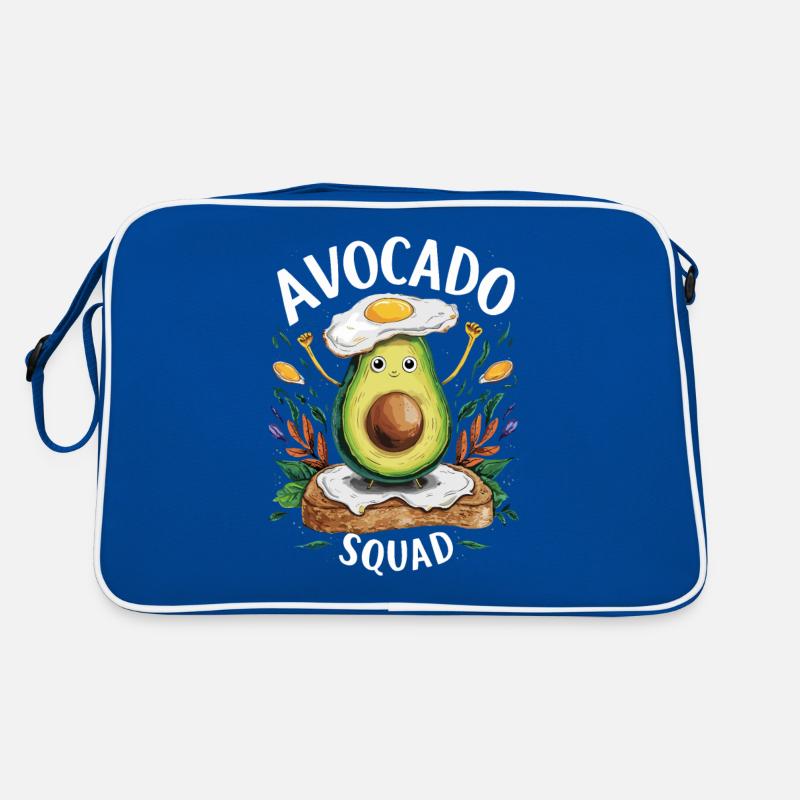 Funny Avocado Squad Breakfast Lover Retro Tasche
