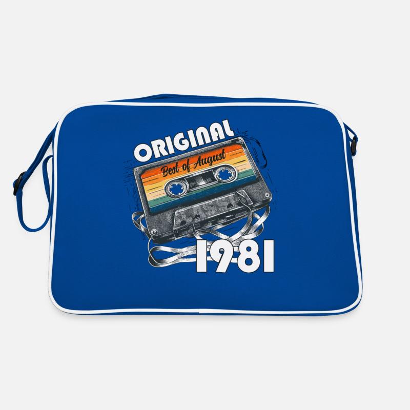 43e anniversaire Original août 1981 Né en 1981 Sac Retro
