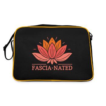 Faszienmassage Therapeut Pun Lotus Fl - Retro Tasche - Schwarz/Gold - Hinten