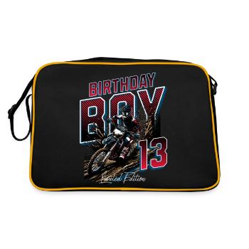 Motocross 13th Birthday - Retro Bag - black/gold - Back
