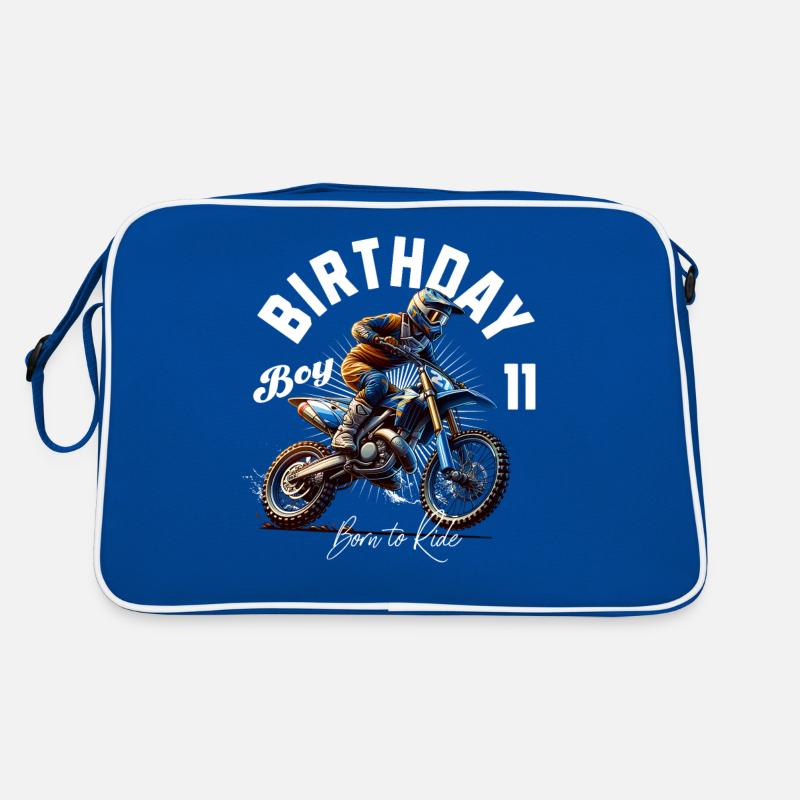 11e anniversaire de motocross Sac Retro