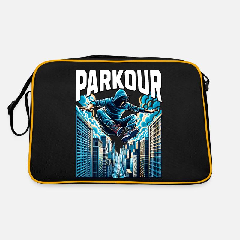Parkour - Sac Retro - noir/or