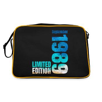 35e anniversaire Septembre 1989 Né en 1989 - Sac Retro - noir/or - Dos