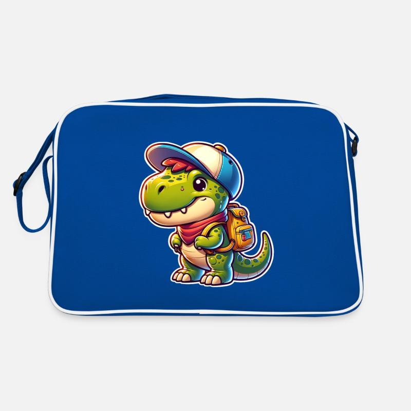 Dinosaurier Schule Einschulung Dino T Rex Retro Tasche
