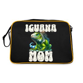 Iguane - Sac Retro - noir/or - Dos