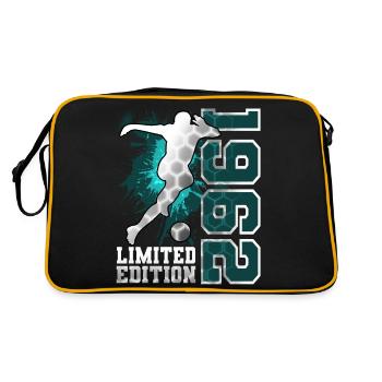 1962 Year of birth Birthday Football - Retro Bag - black/gold - Back