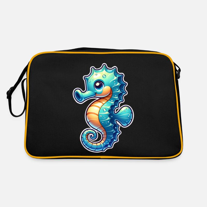 Seepferd Retro Tasche