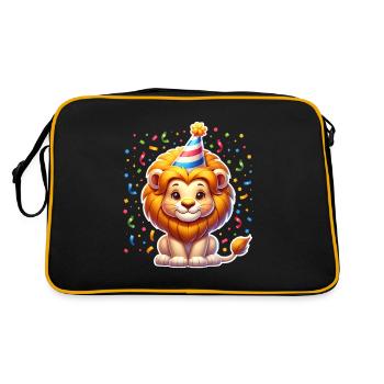 Anniversaire Leo - Sac Retro - noir/or - Dos