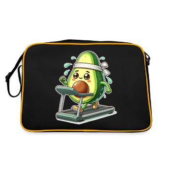 Tapis roulant Avocado - Sac Retro - noir/or - Dos