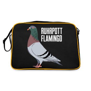 North Rhine-Westphalia NRW Germany Ruhrpott - Retro Bag - black/gold - Back