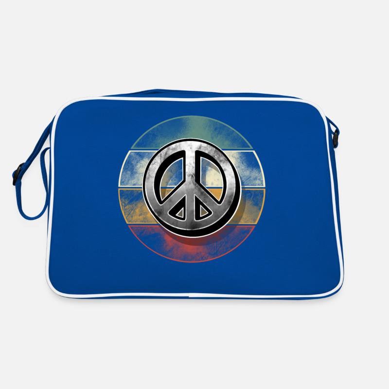 Peacezeichen Retro Tasche