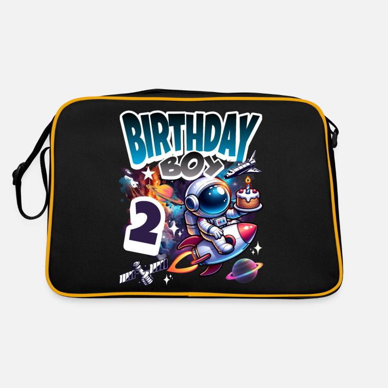Astronaute 2e anniversaire Espace Sac Retro