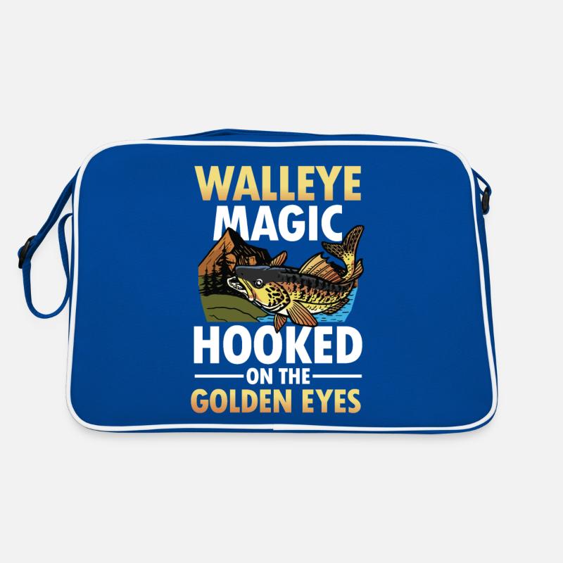 Walleye Magic Hooked on the Golden Bites Retro Tasche