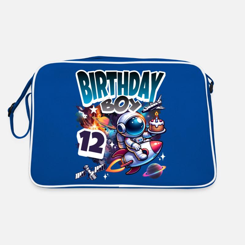 Astronaut 12th Birthday Space Retro Bag