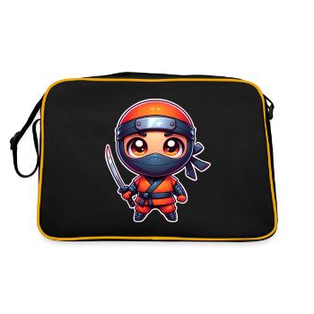 Ninja - Sac Retro - noir/or - Dos