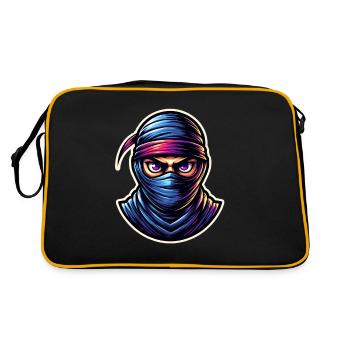 Ninja - Sac Retro - noir/or - Dos