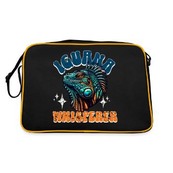 Iguane - Sac Retro - noir/or - Dos