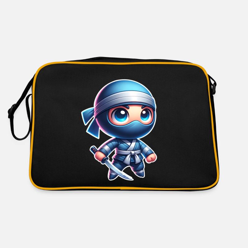 Ninja - Retro Bag - black/gold