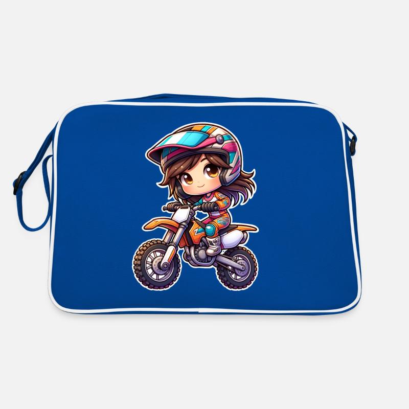 Motocross Filles Sac Retro